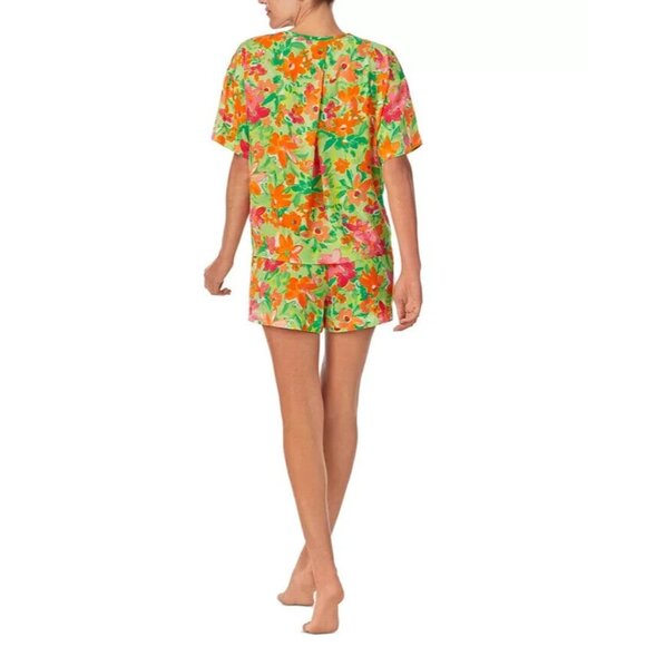 SANCTUARY‎ Women's 2-Pc. Floral Satin Boxer Pajamas Set - Picture 2 of 8